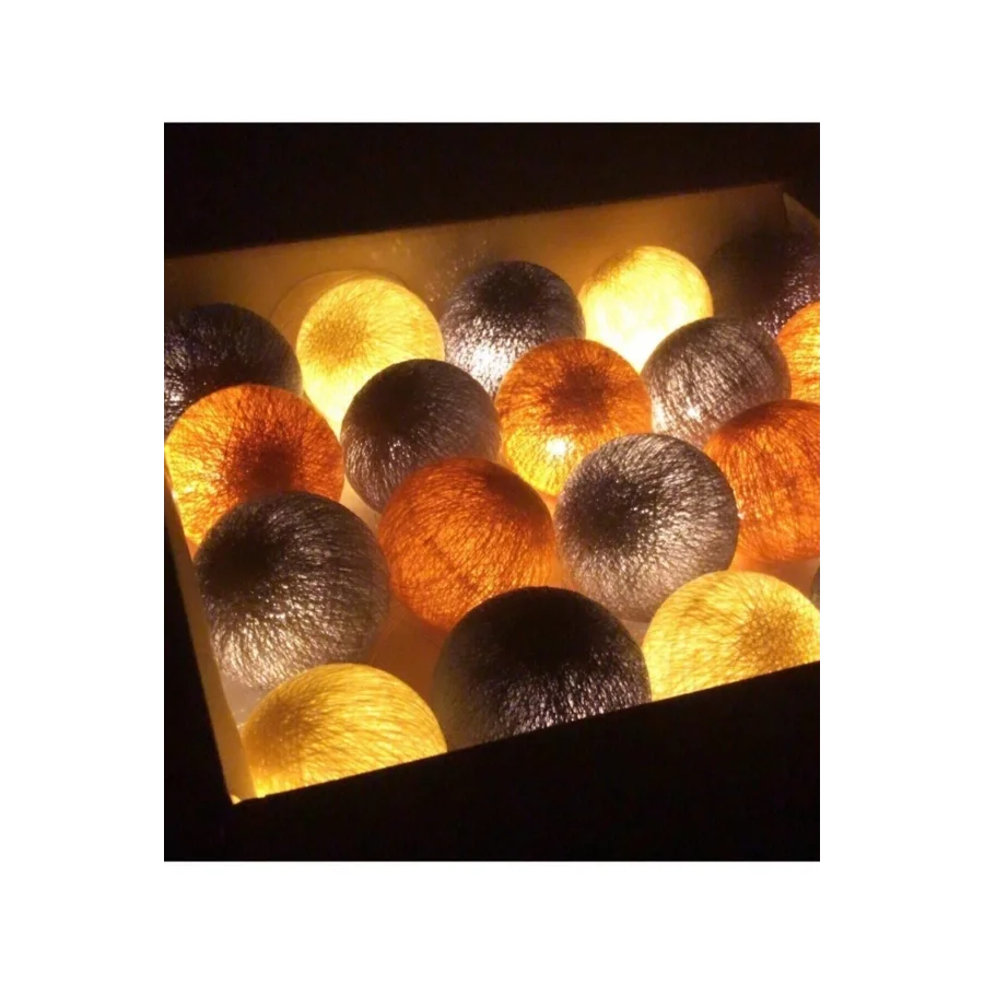 Bebetti Led Işıklı Top Beyaz Gri Sarı