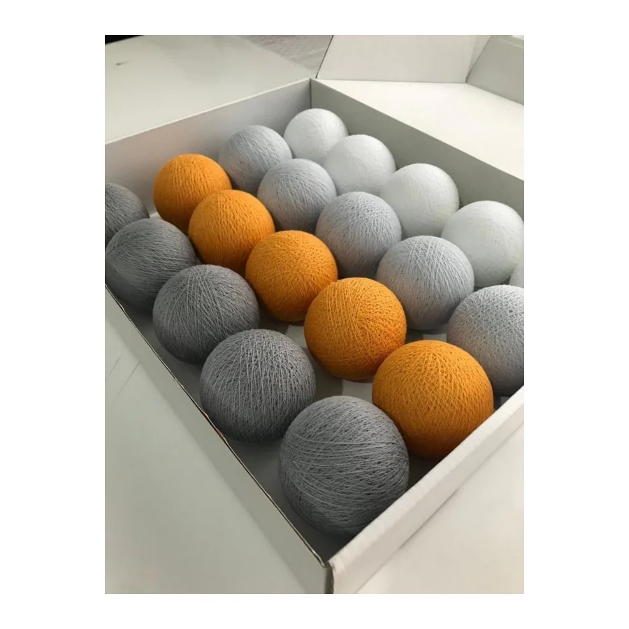 Bebetti Led Işıklı Top Beyaz Gri Sarı