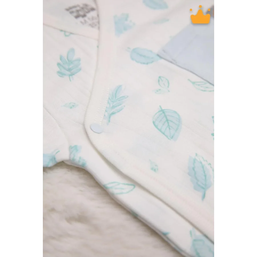 Begi Unisex 0-3 Ay Naturel Yapraklı 8li Set Hastane Çıkışı