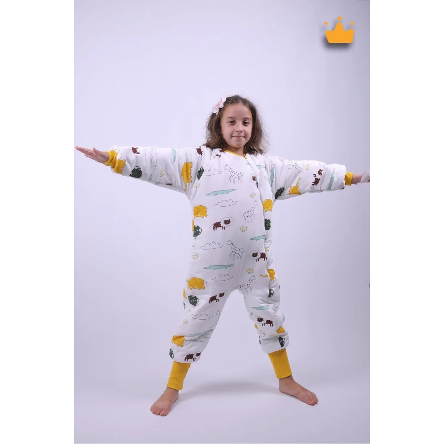 Begisa 2-8 Yaş Elyaf Dolgulu 2.5 Tog Çocuk Uyku Tulumu 23504