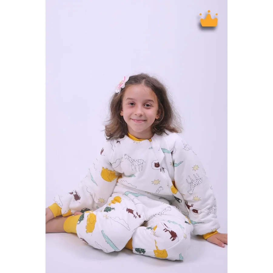 Begisa 2-8 Yaş Elyaf Dolgulu 2.5 Tog Çocuk Uyku Tulumu 23504