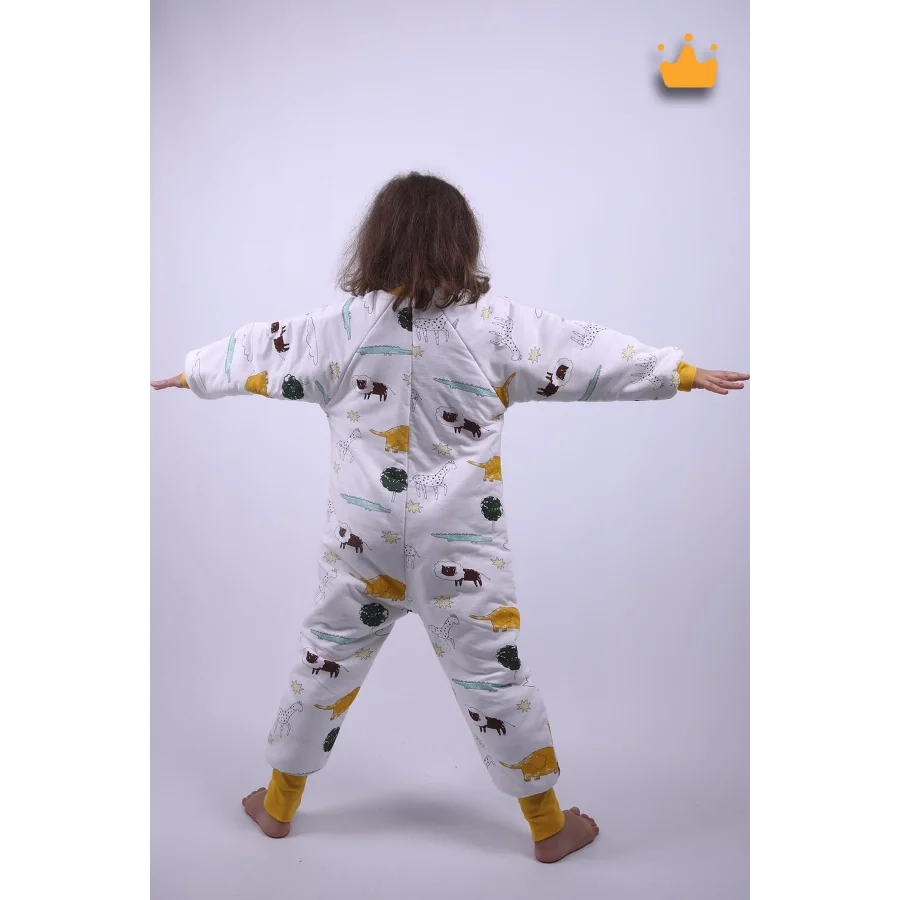 Begisa 2-8 Yaş Elyaf Dolgulu 2.5 Tog Çocuk Uyku Tulumu 23504