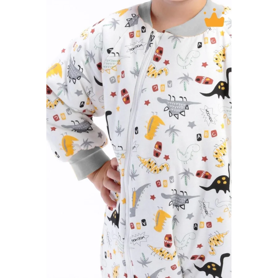 Begisa 2-8 Yaş Elyaf Dolgulu 2.5 Tog Çocuk Uyku Tulumu - Gri