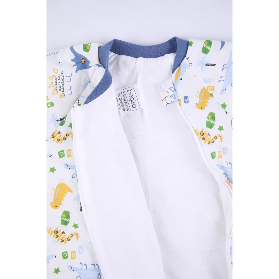 Begisa 2-8 Yaş Elyaf Dolgulu 2.5 Tog Çocuk Uyku Tulumu - Mavi