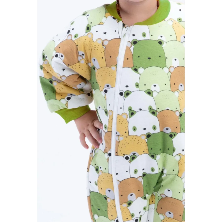 Begisa Elyaf Dolgulu 2.5 Tog Çocuk Uyku Tulumu 235041 - Yeşil