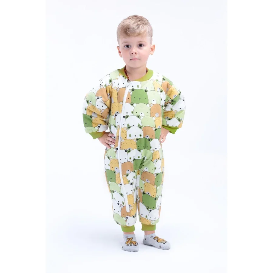 Begisa Elyaf Dolgulu 2.5 Tog Çocuk Uyku Tulumu 235041 - Yeşil