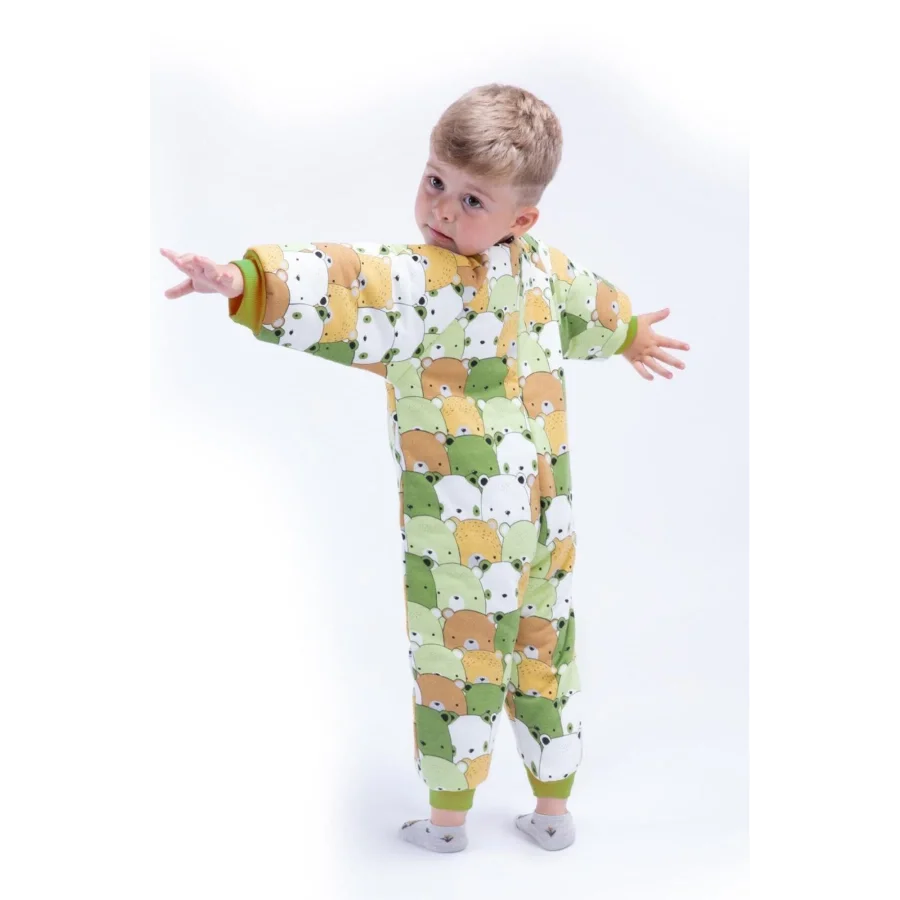 Begisa Elyaf Dolgulu 2.5 Tog Çocuk Uyku Tulumu 235041 - Yeşil