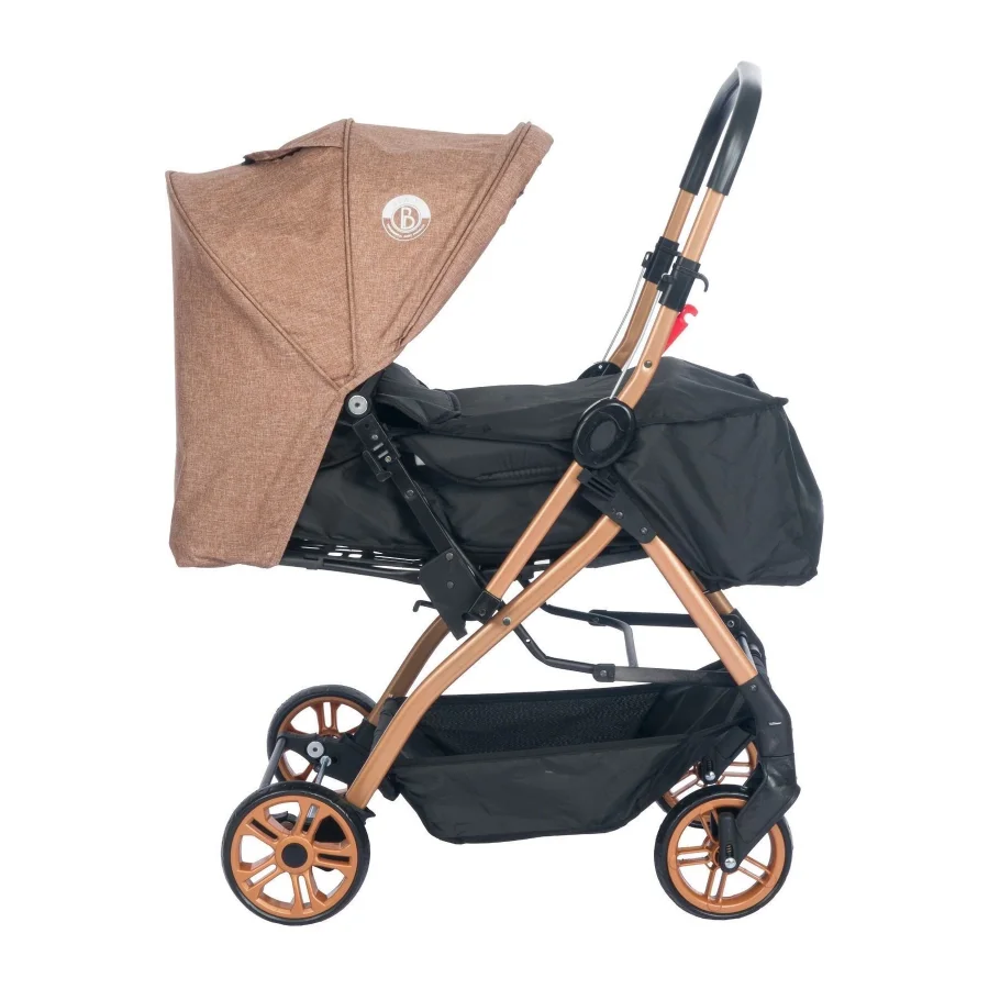 Bewiti Vista Çift Yönlü Bebek Arabası - Siyah - Antrasit
