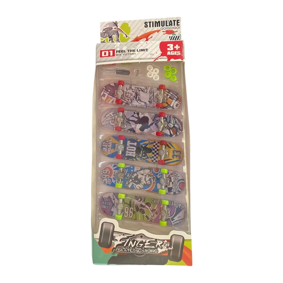 Birlik Oyuncak Minik Eller İçin Büyük Maceralar 5li Renkli Parmak Kaykay Seti