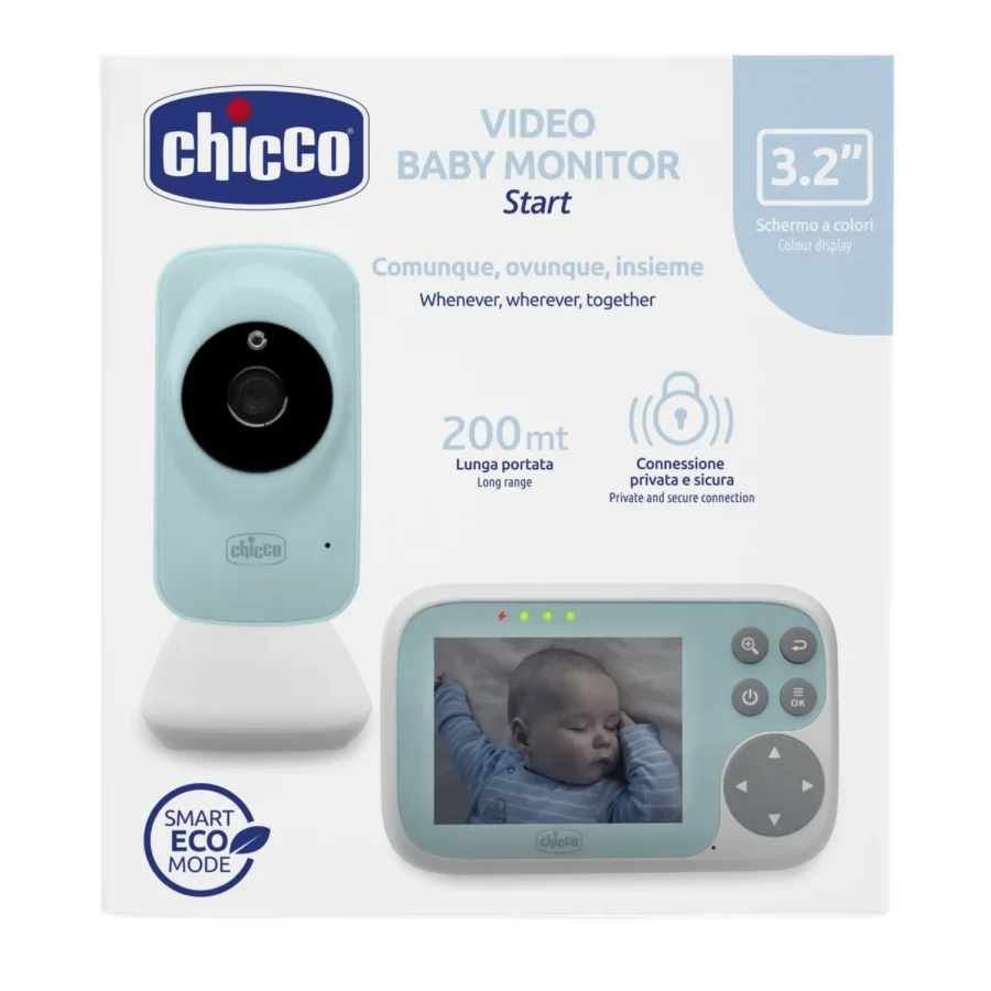 Chicco Baby Monitor Start Gece Görüşlü Ses Aktivasyonlu Bebek Kamerası 3,2 İnç