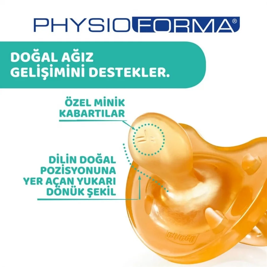 Chicco Physio Forma Soft Kauçuk Emzik 0-6 Ay