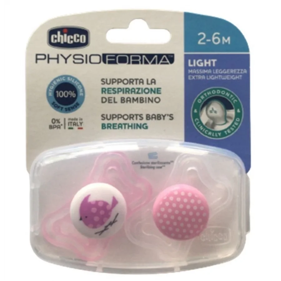 Chicco Physio Light Silikon Emzik 2li 2-6 Ay