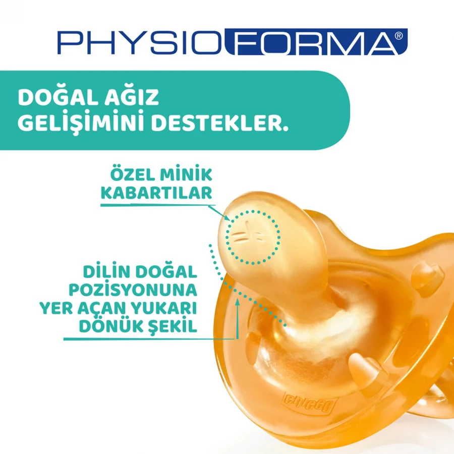 Chicco Physio Soft Kauçuk 6-16 Ay Emzik