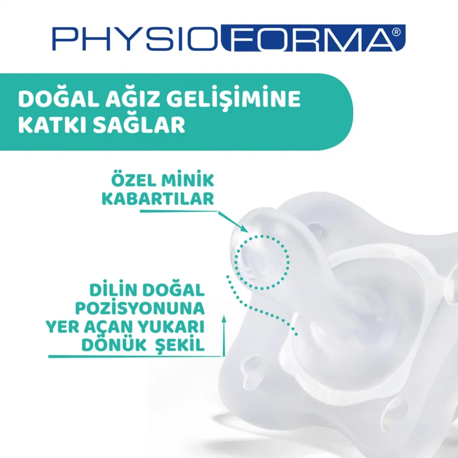 Chicco Physioforma Mini Soft 0-2 Ay İkili Emzik Pembe