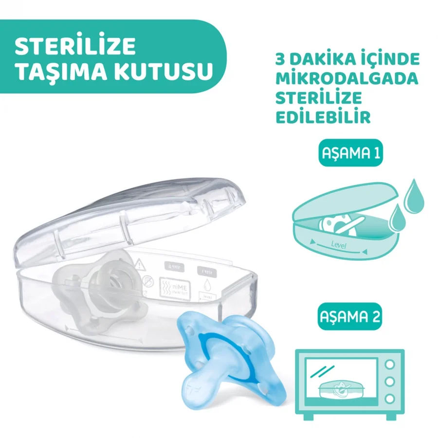 Chicco Physioforma Mini Soft 0-2 Ay İkili Emzik Pembe