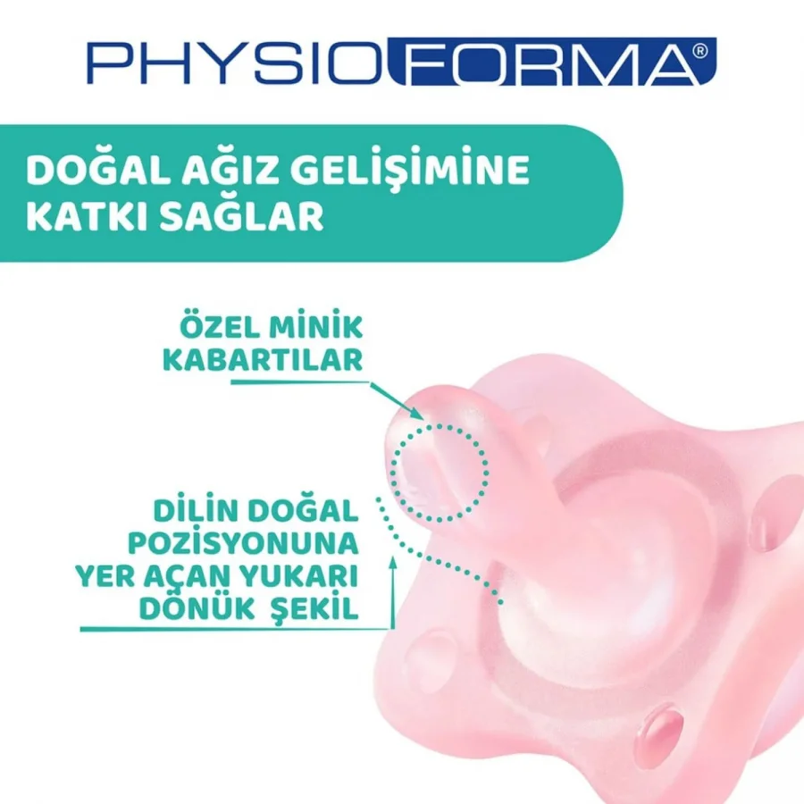 Chicco Physioforma Mini Soft 2-6 Ay İkili Emzik Mavi