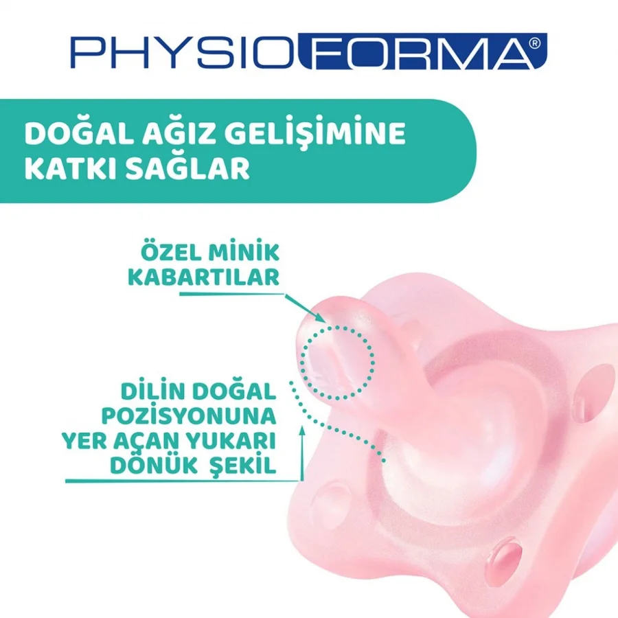Chicco Physioforma Mini Soft 2-6 Ay İkili Emzik Pembe