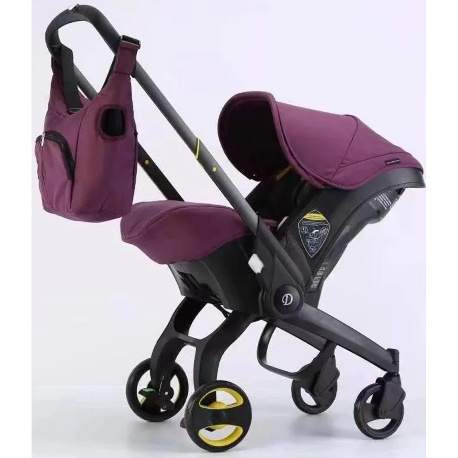 Deerway Yeni Nesil Oto Koltuğu Bebek Arabası - Mor