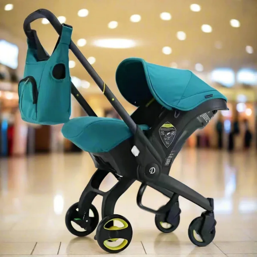 Deerway Yeni Nesil Oto Koltuğu Bebek Arabası - Yeşil