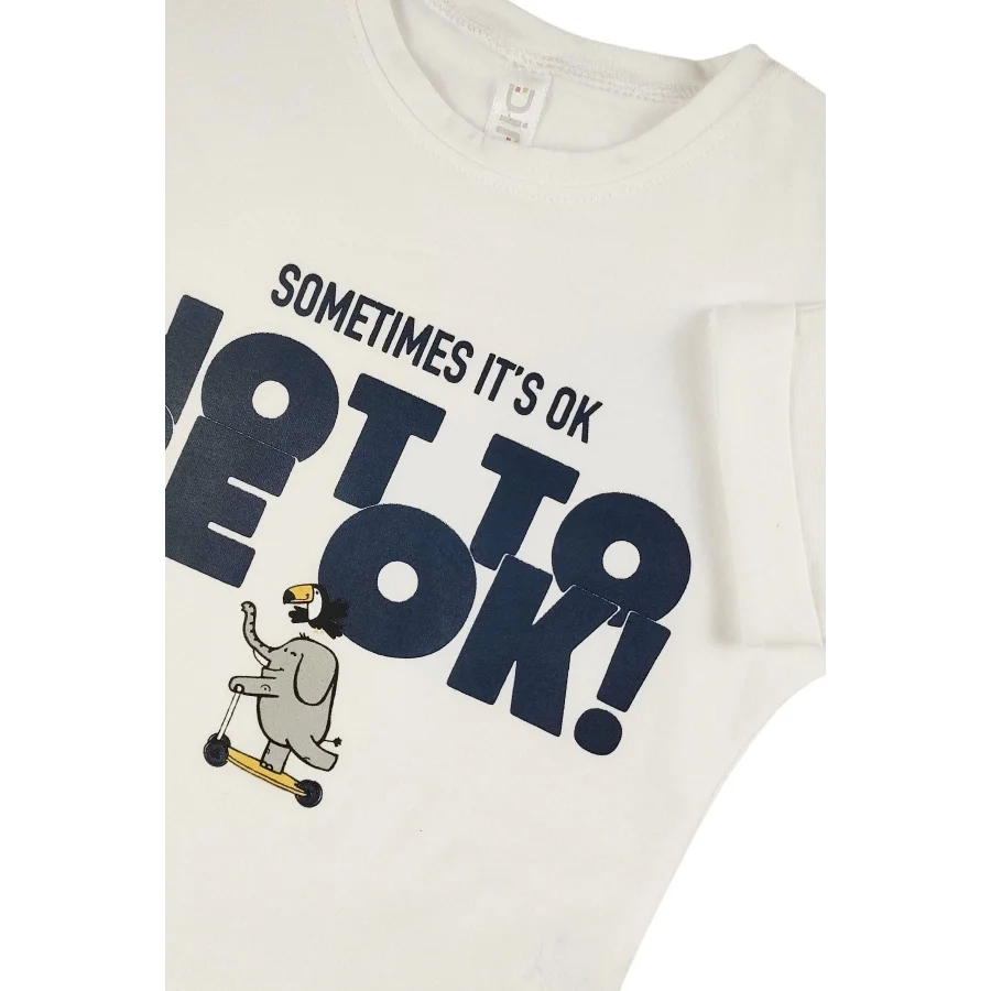 Difa Kids Baskılı Tarz Yazlık Unisex Çocuk Alt Üst Takım