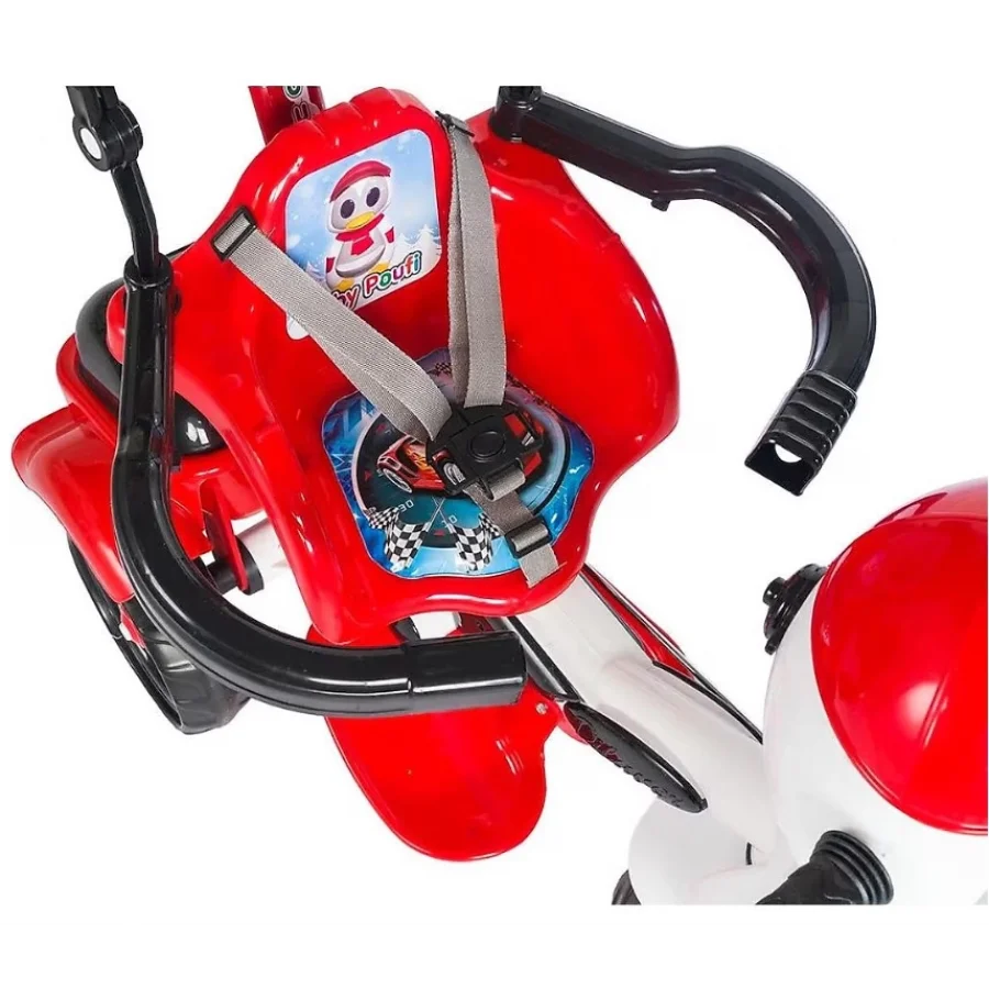 Dilaver Baby Poufi Penguen Ebeveyn Kontrollü Çocuk Bisikleti Pembe