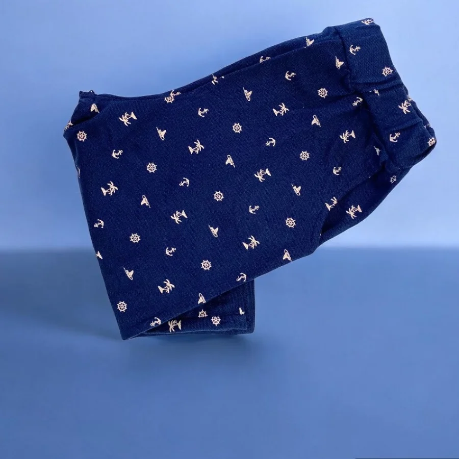 Dofi Lacivert Erkek Çocuk Desenli Kapri