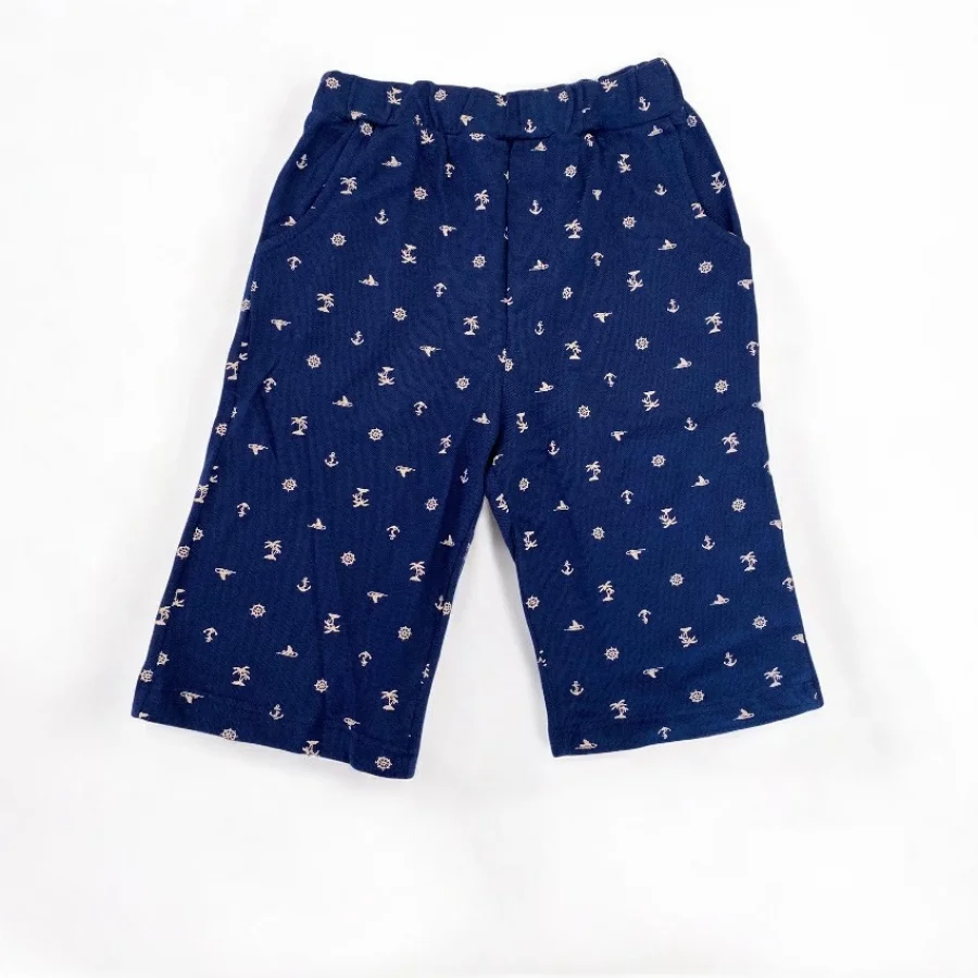 Dofi Lacivert Erkek Çocuk Desenli Kapri