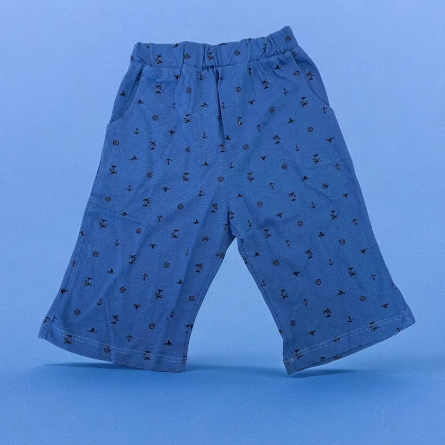 Dofi Mavi Erkek Çocuk Desenli Kapri