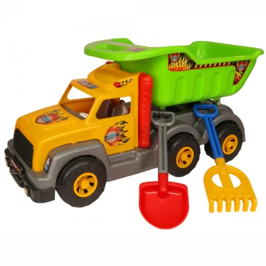 Enhoştoys 500 KG Askeri Kamyon Büyük Oyuncak Kamyon Sarı