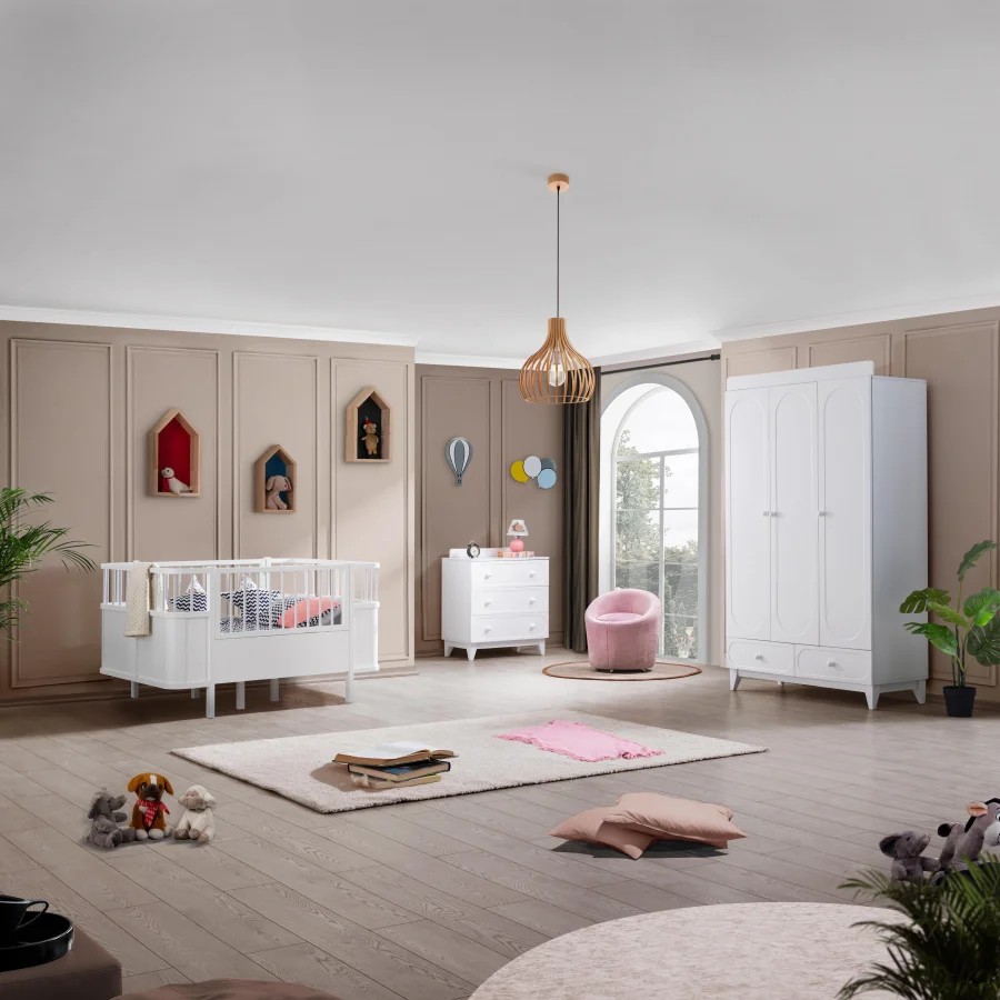 Gümüş Bebe Star Bebek Odası Takımı