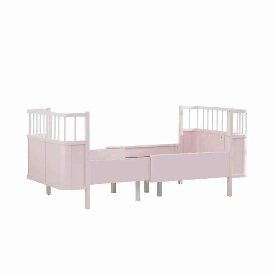 Gümüş Bebe Star Beşik Büyüyen Karyola - Pembe