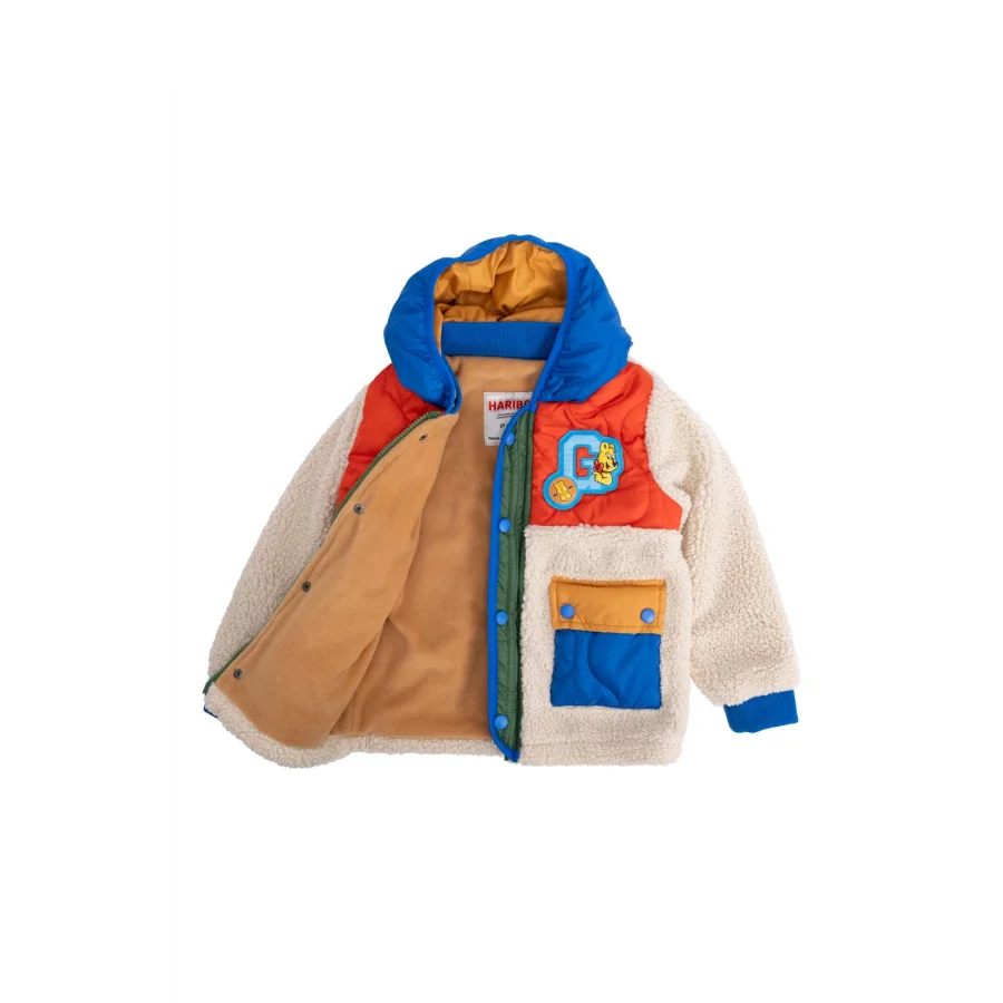 Haribo Çok Renkli Fermuarlı Çocuk Polar Ceket