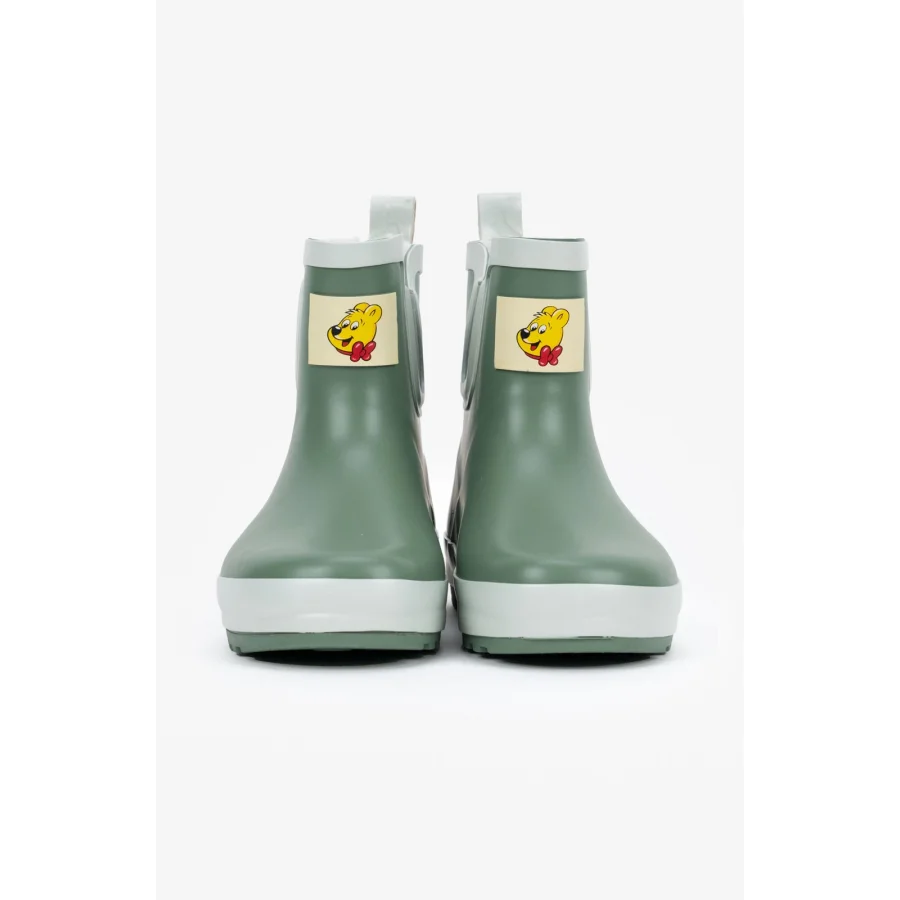 Haribo İçi Kürklü Su Geçirmez Çocuk Yağmur Çizmesi - Haki