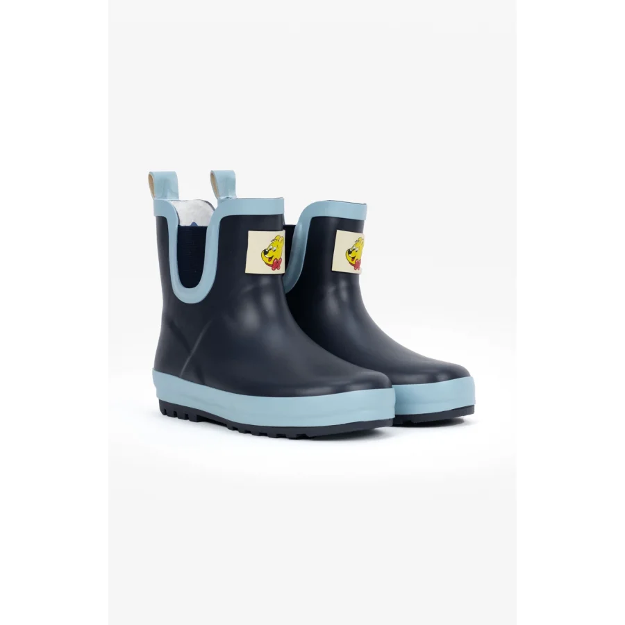 Haribo İçi Kürklü Su Geçirmez Çocuk Yağmur Çizmesi - Lacivert