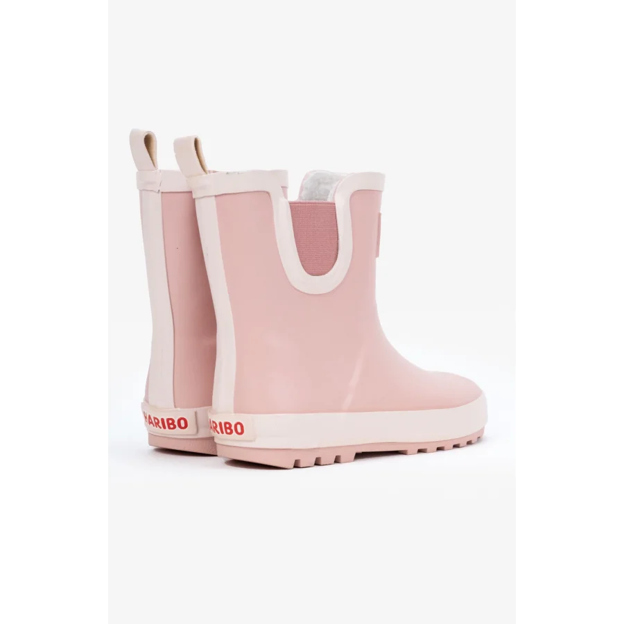 Haribo İçi Kürklü Su Geçirmez Çocuk Yağmur Çizmesi - Pembe