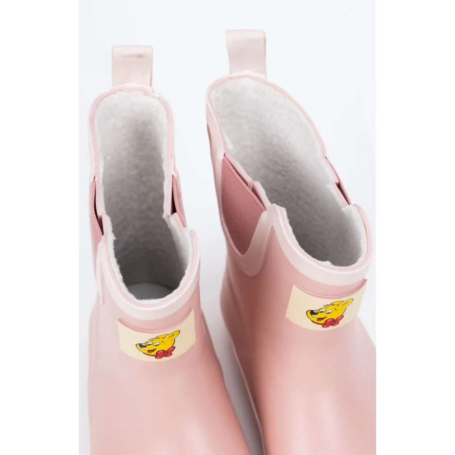 Haribo İçi Kürklü Su Geçirmez Çocuk Yağmur Çizmesi - Pembe