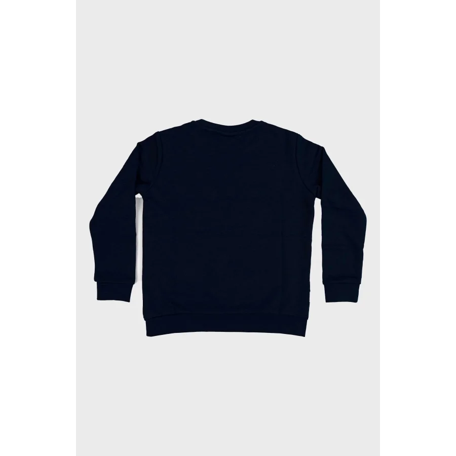 Haribo Kabartma Unisex Çocuk Sweatshirt - Lacivert