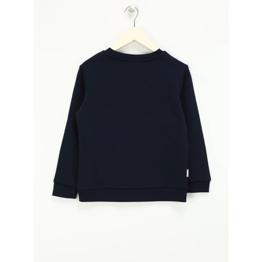 Haribo Kabartma Unisex Çocuk Sweatshirt - Lacivert