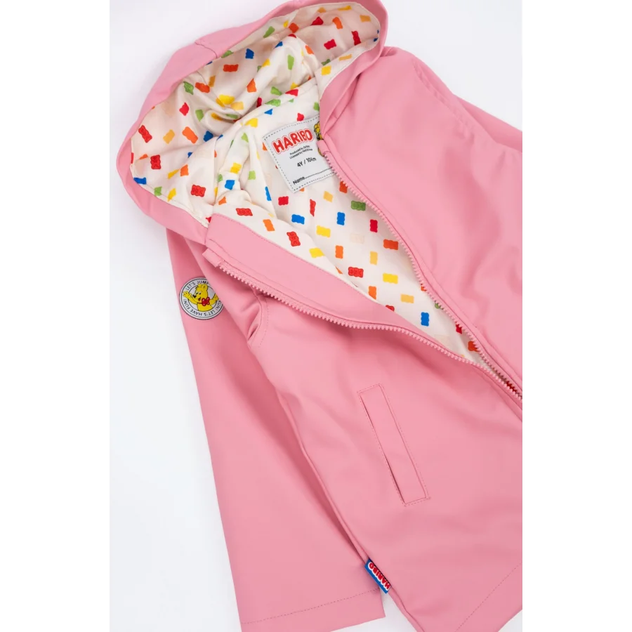 Haribo PU Çocuk Yağmurluk - Pembe