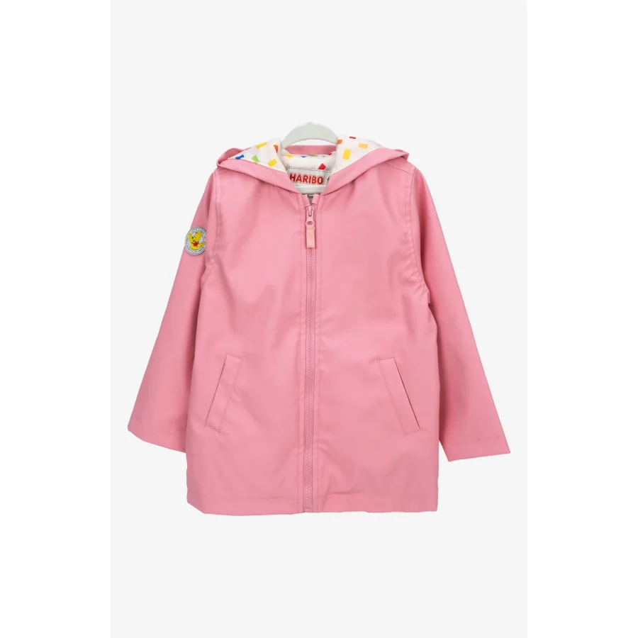Haribo PU Çocuk Yağmurluk - Pembe