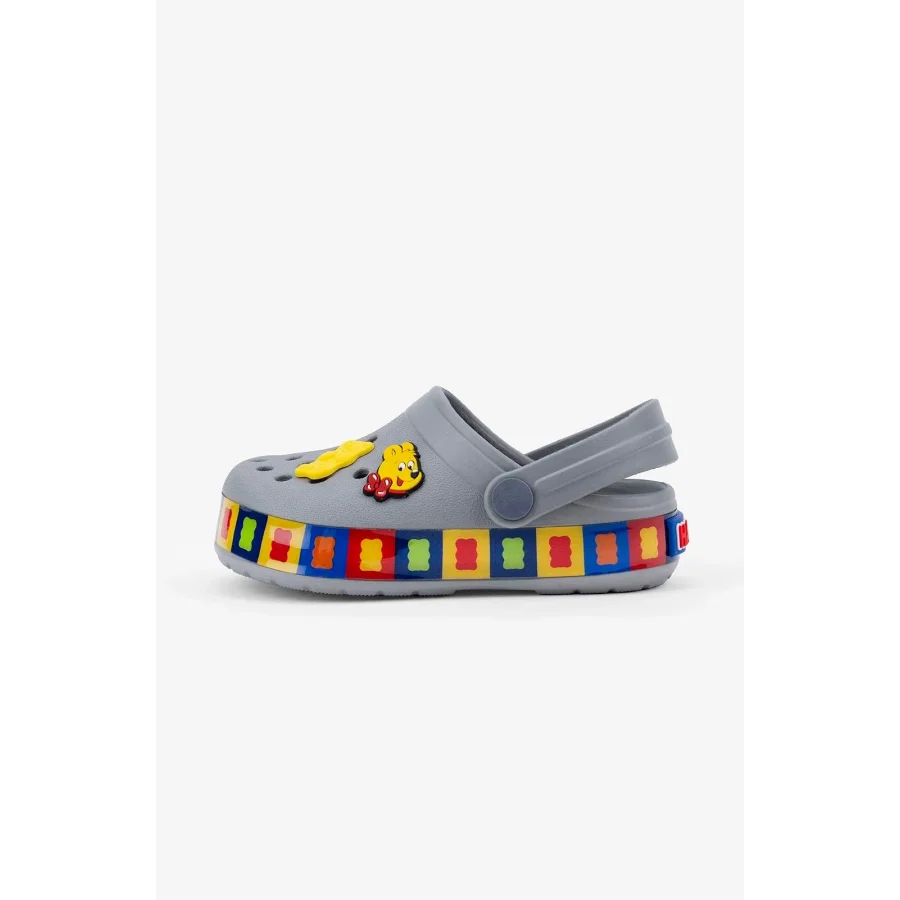 Haribo Sargılı Gri Eva Sandalet