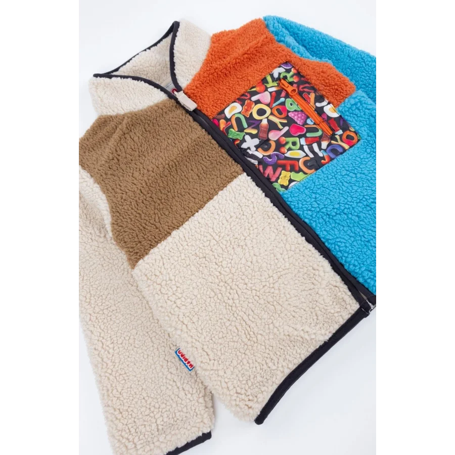 Haribo Tam Fermuarlı Çocuk Polar - Çok Renkli