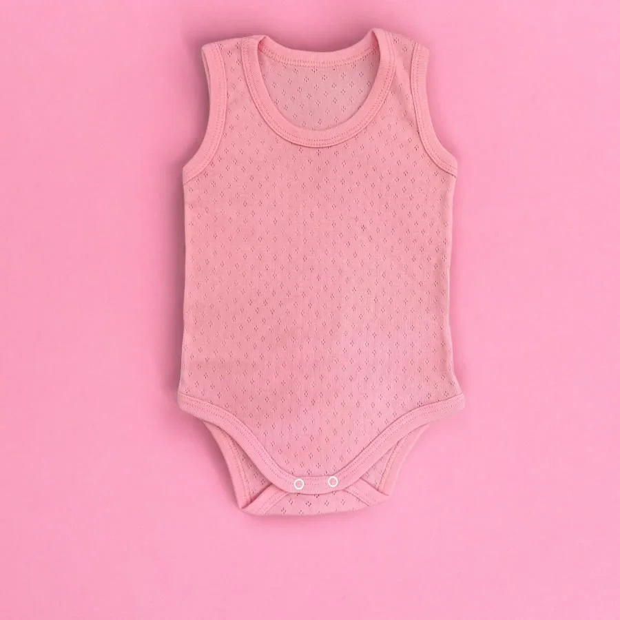 Jakarlı Atlet Body - Pembe