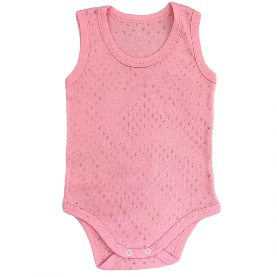 Jakarlı Atlet Body - Pembe