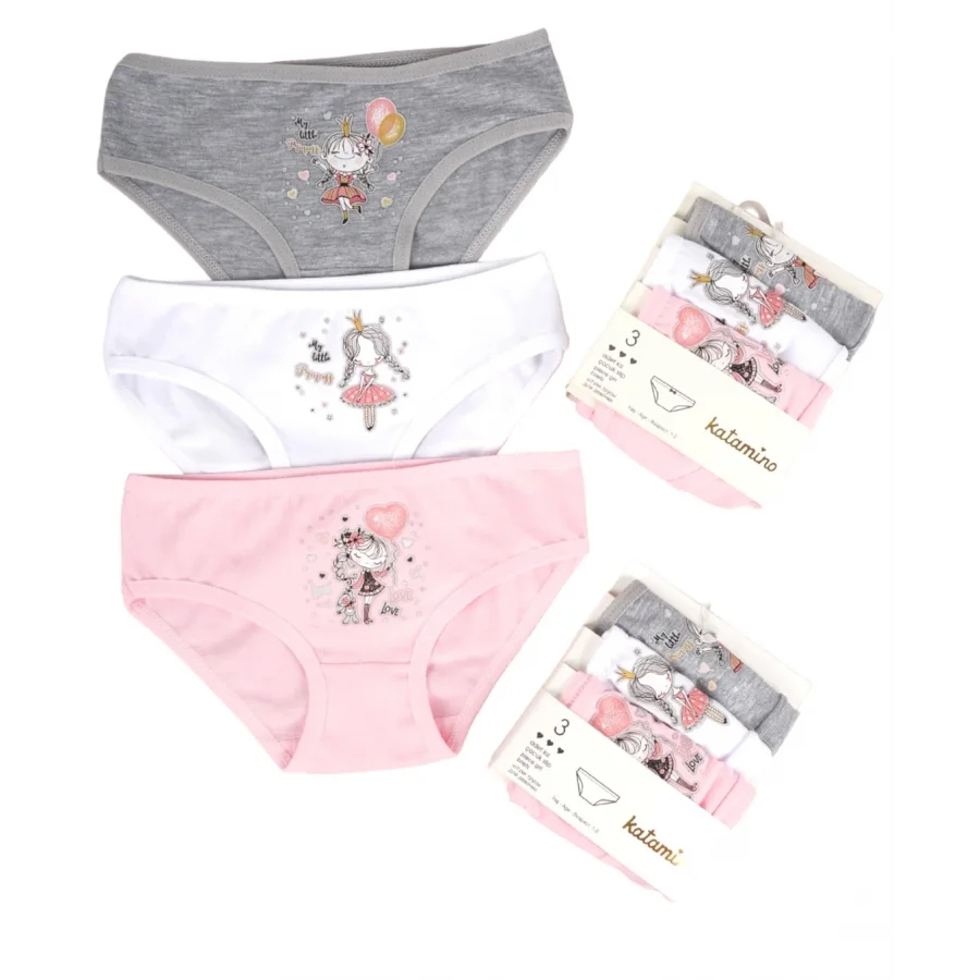 Katamino Maylo Kız Çocuk 3lü Kilot Seti