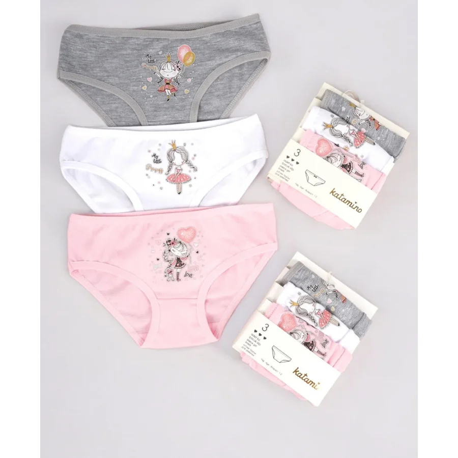 Katamino Maylo Kız Çocuk 3lü Kilot Seti