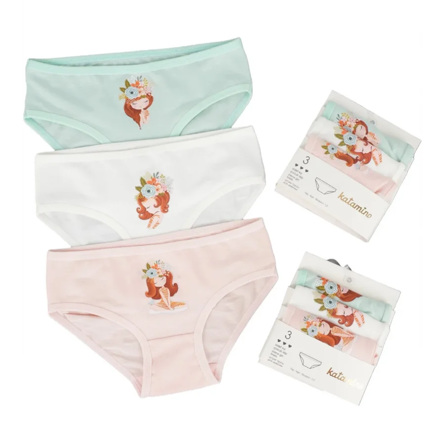 Katamino Nice Kız Çocuk 3lü Kilot Seti