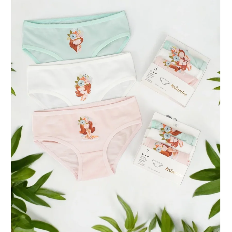 Katamino Nice Kız Çocuk 3lü Kilot Seti