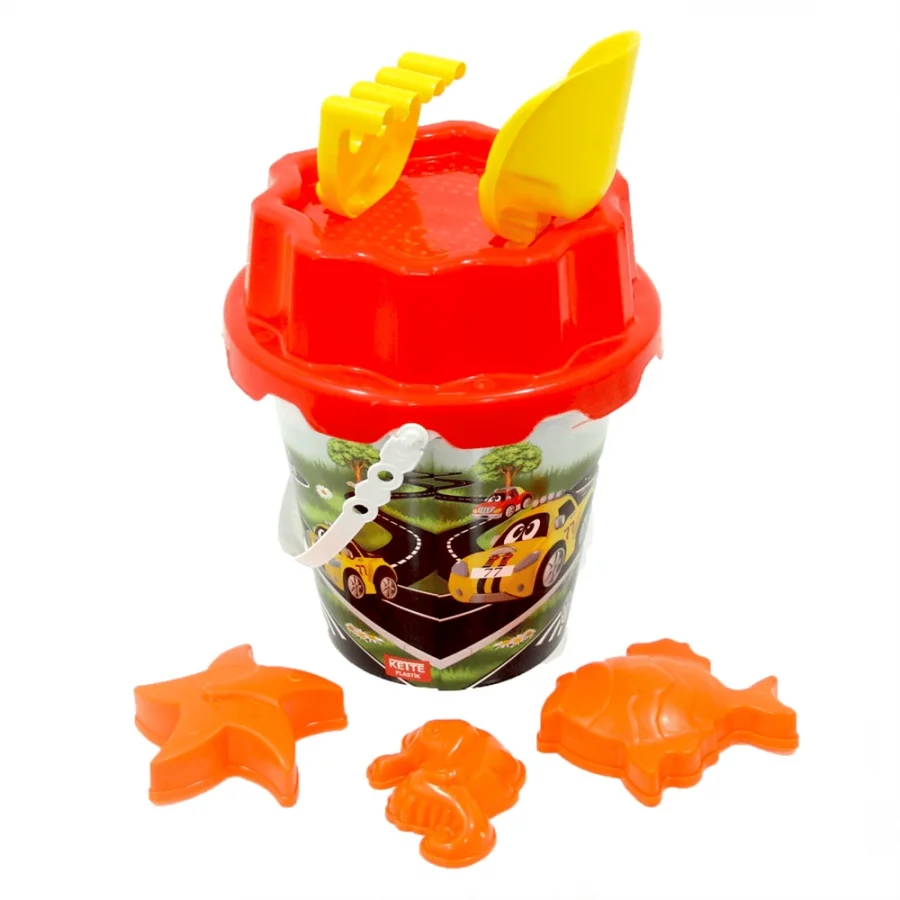 Kette Araba Desenli Plaj Kum Kovası Kum Küreği Ve Kalıpları