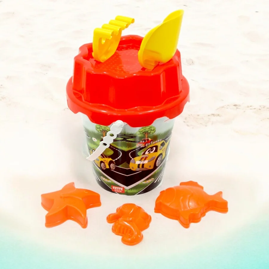 Kette Araba Desenli Plaj Kum Kovası Kum Küreği Ve Kalıpları